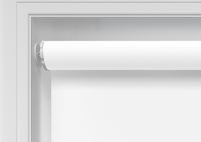 Verona (Blackout), Pure White - Twist&Fit Roller Blind - Image 10